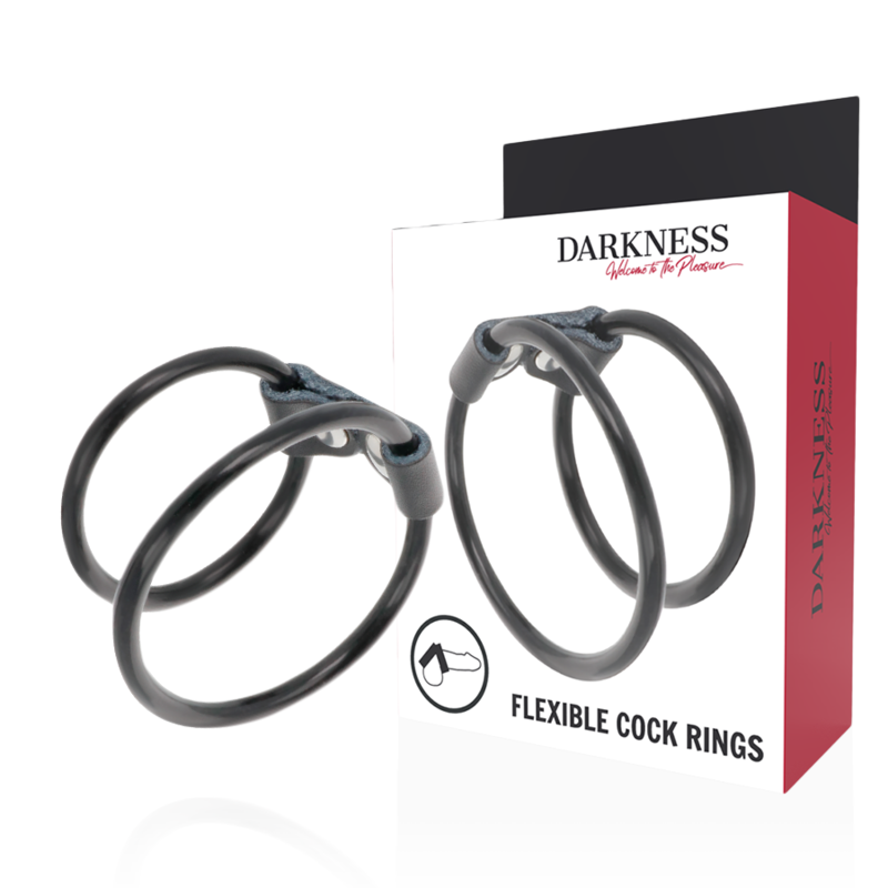 Darkness – Doppelter Flexibler Penisring