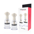 Darkness Transparente Nippelsauger – Ø 5 cm, 2er-Set
