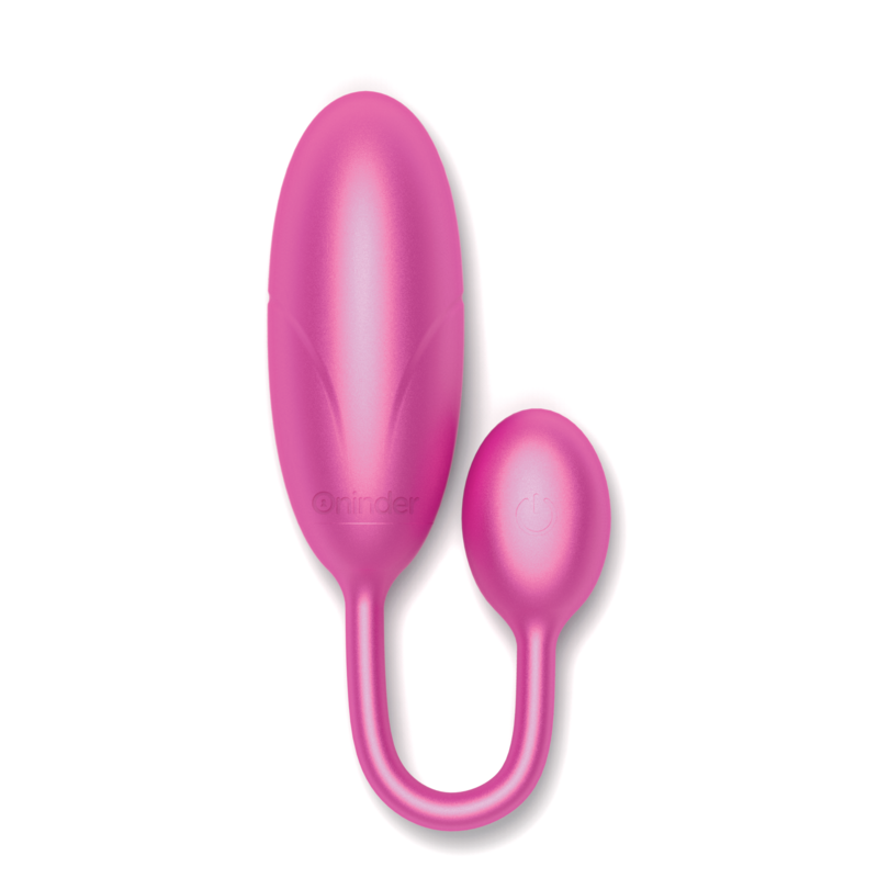 Oninder Denver Vibrations-Ei 7x2,7 cm + App – Rosa