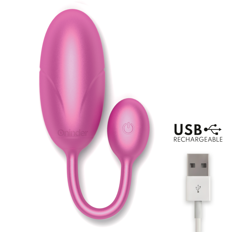 Oninder Tokyo Vibrations-Ei 7,5x3,2 cm + App – Rosa