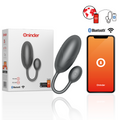 Oninder Tokyo Vibrations-Ei 7,5x3,2 cm + App – Schwarz
