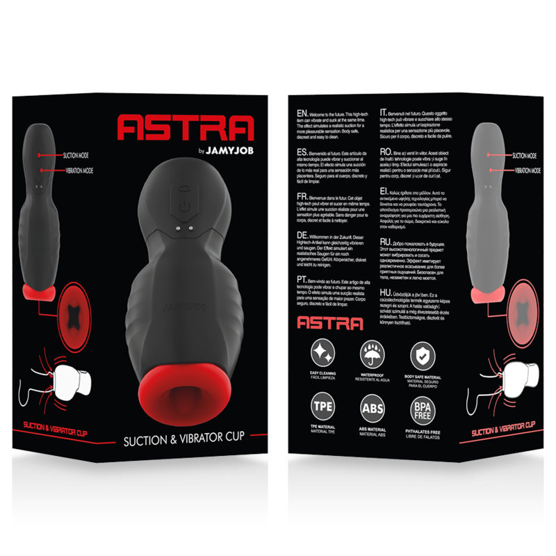 JamyJob Astra Oral Masturbator mit Vibration & Saugkraft