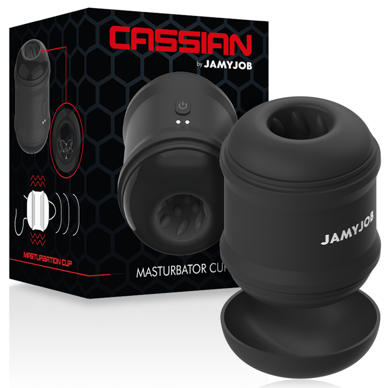JamyJob Cassian Masturbator-Becher mit gewundener Textur