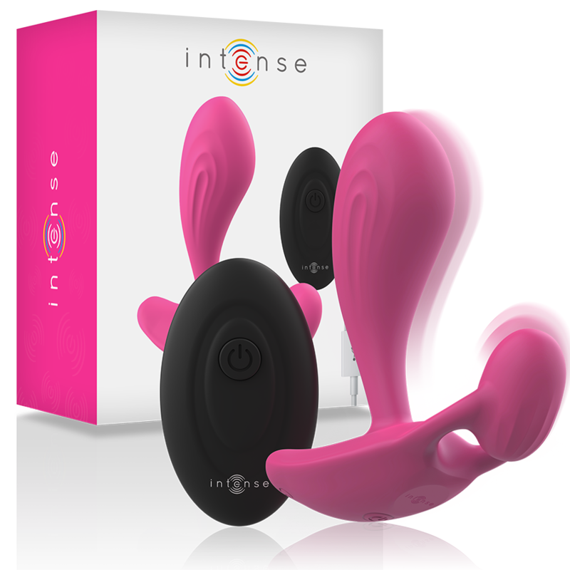 Intense Shelly Vibrierender Analplug Unisex + Fernbedienung – Rosa