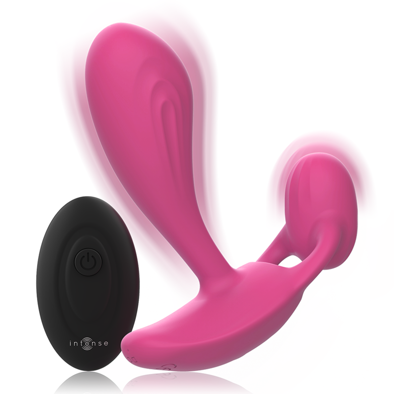 Intense Shelly Vibrierender Analplug Unisex + Fernbedienung – Rosa