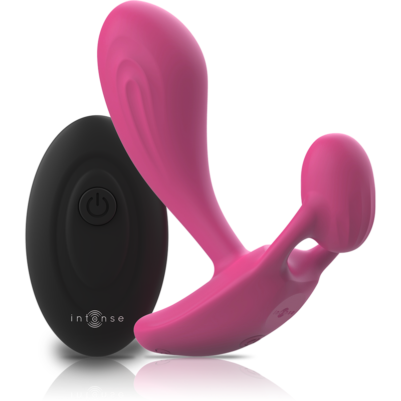 Intense Shelly Vibrierender Analplug Unisex + Fernbedienung – Rosa