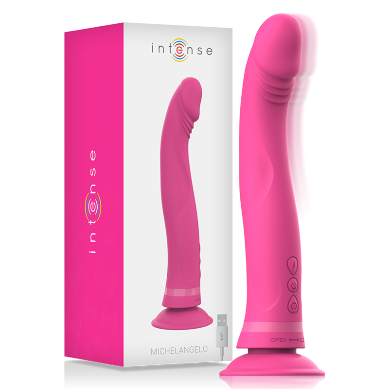 Intense Michelangelo Dual-Density Silikon-Vibrator – Rosa