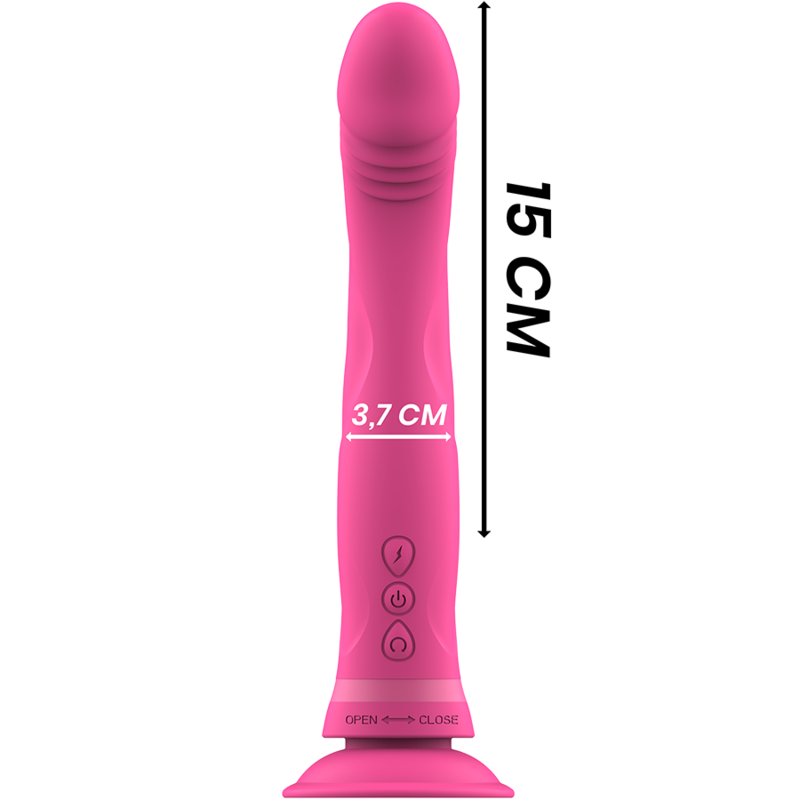 Intense Michelangelo Dual-Density Silikon-Vibrator – Rosa