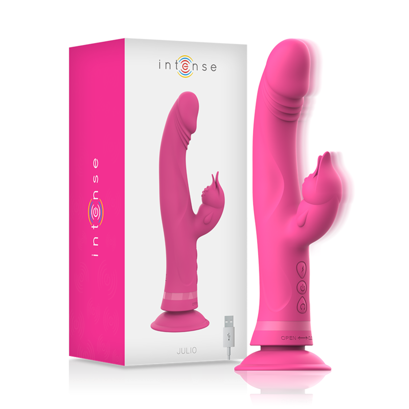 Intense Julio Rabbit-Vibrator Dual-Stimulation – Rosa
