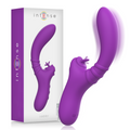 Intense Harry Flexibler Vibrator mit Zungenstimulator – Lila