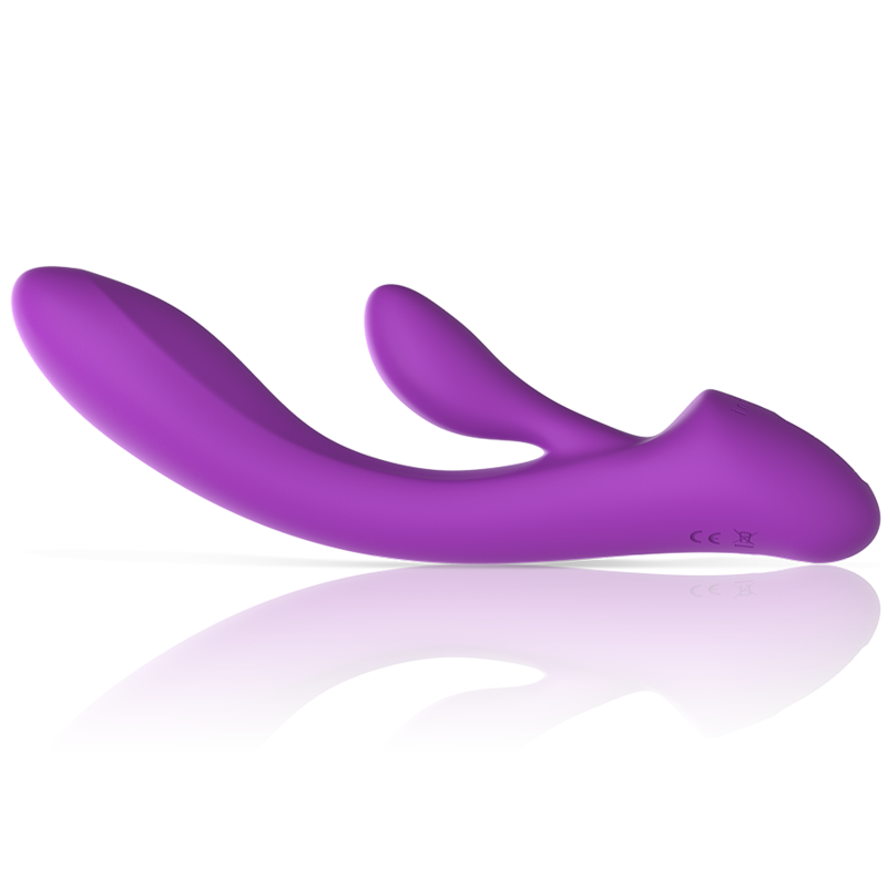 Intense Luigi Rabbit-Vibrator Flüssigsilikon 2 Motoren – Lila