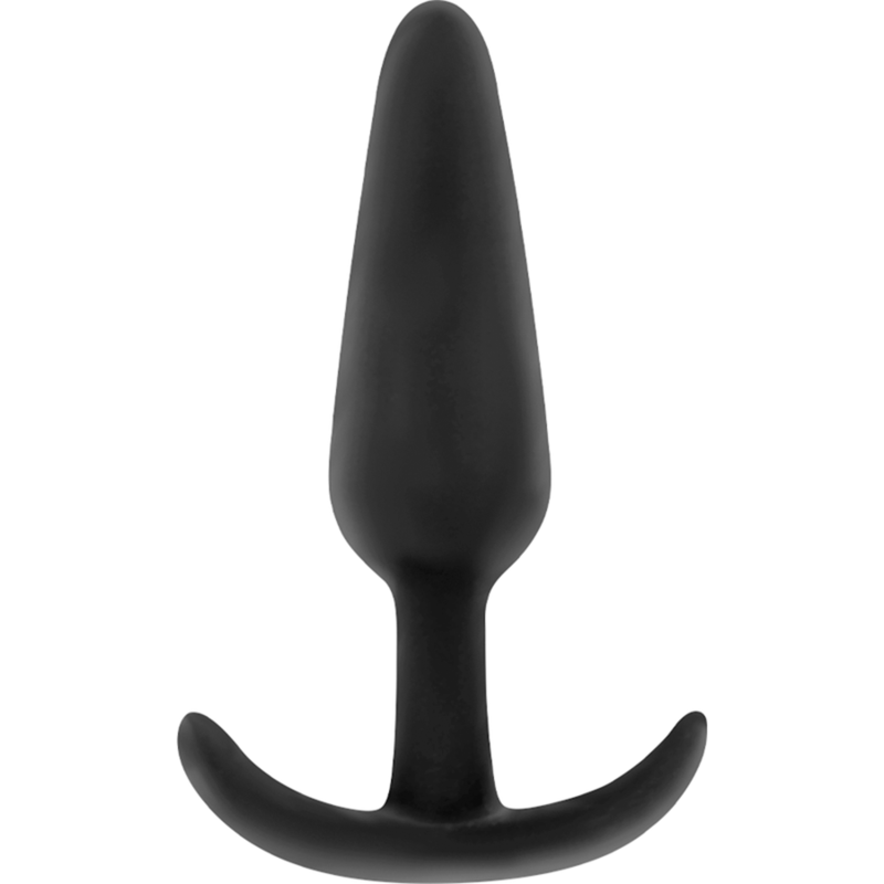 Black&Silver Hansel Silikon-Analplug mit kleinem Griff