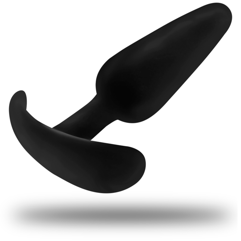 Black&Silver Hansel Silikon-Analplug mit kleinem Griff