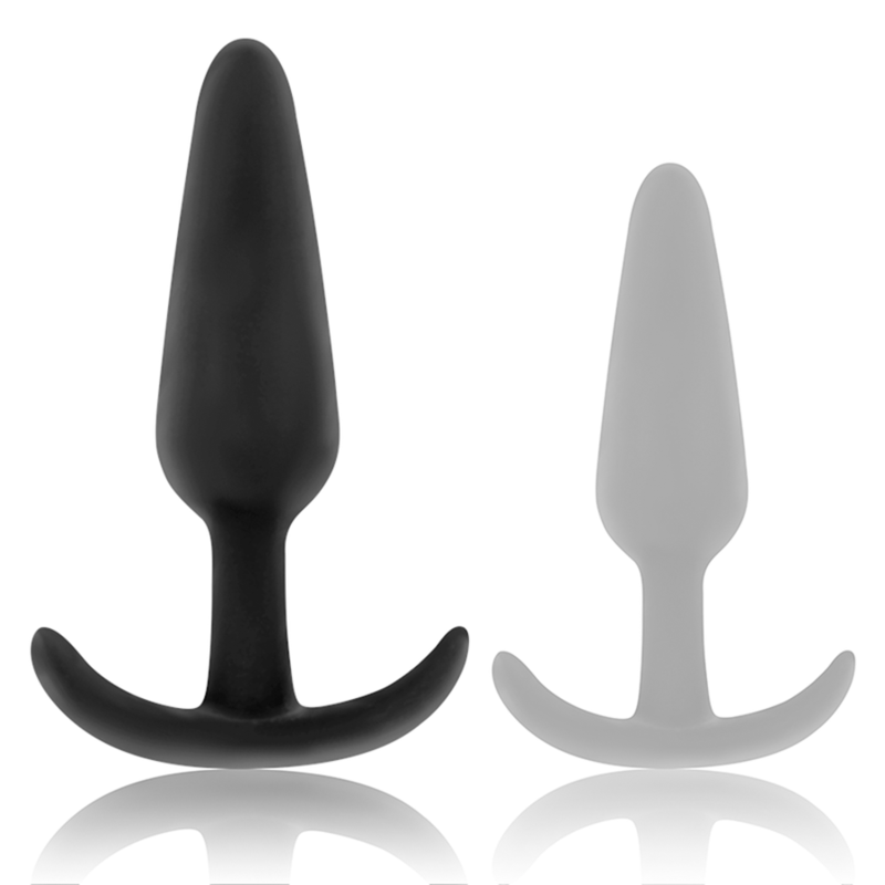 Black&Silver Kael Silikon-Analplug mit mittlerem Griff