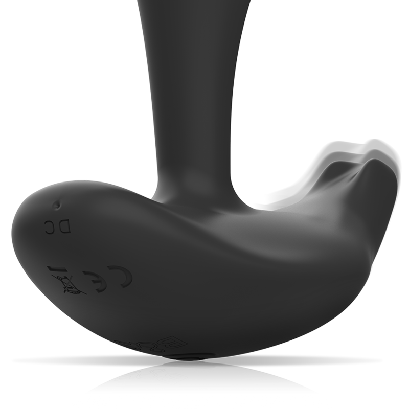 Black&Silver Dwayne Vibrierender Unisex-Analplug + Fernbedienung