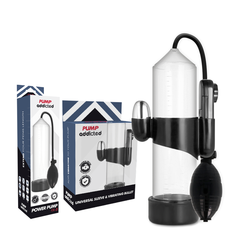 Pump Addicted Transparenter Rx3-vibrator