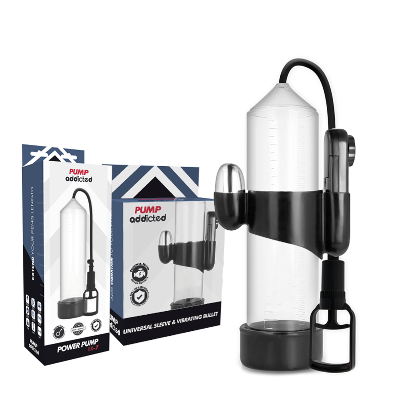 Pump Addicted Transparenter Vibrator Rx7