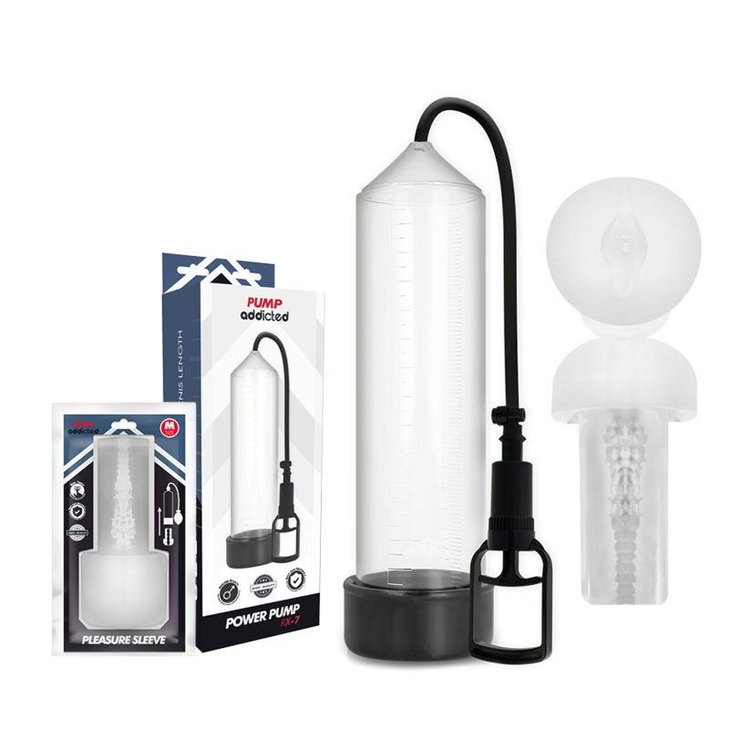 Pump Addicted Rx7 Transparent Mit Masturbator