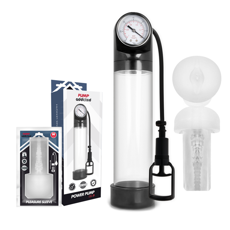 Pump Addicted Rx9 Transparent Mit Masturbator