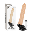 Basecock Realistischer Vibrator Mit Fernbedienung Naturweiss 21 cm...