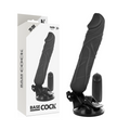 Basecock Realistischer Vibrator Mit Fernbedienung Schwarz 20 cm...