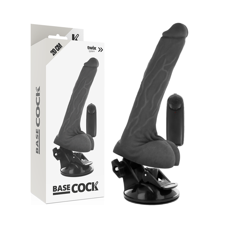 Basecock Realistischer Vibrator Mit Fernbedienung Schwarz Mit...