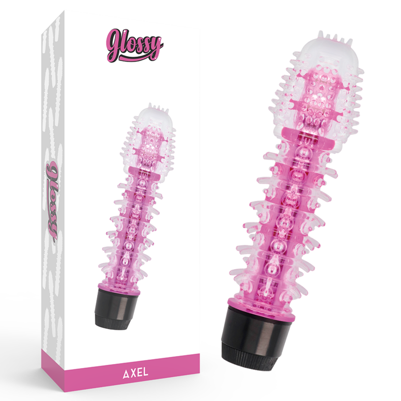 Glossy Axel Vibrator Rosa