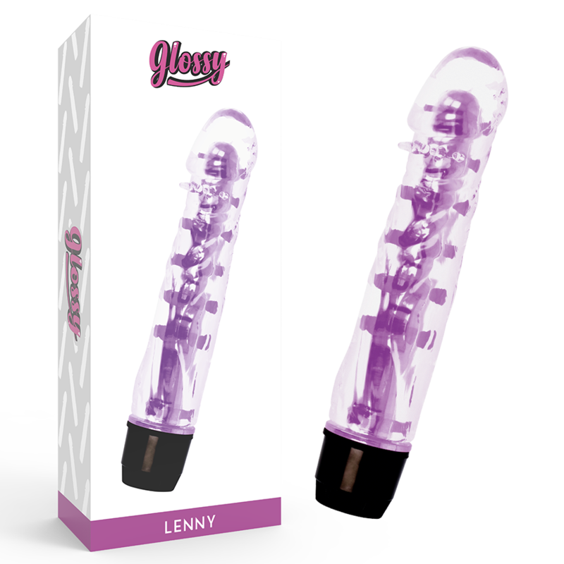 Glossy Lenny Vibrator Lila