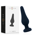 Intense Analplug Pipo S Schwarzes Silikon 9,8 CM