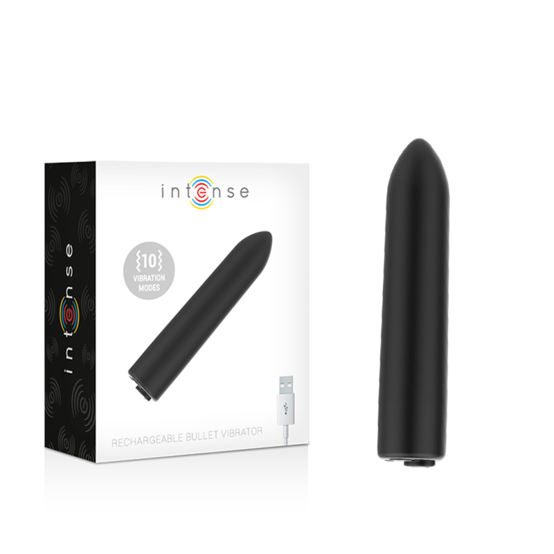 Intense Vibrations-Bullet 8,5 cm – USB, 10 Modi, diskret