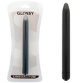 Glossy Schlanker Vibrator Schwarz