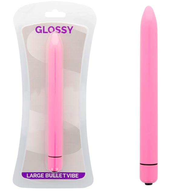 Glossy Schlanker Vibrator Deep roségold