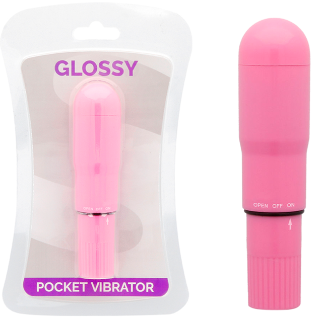 Glossy Taschenvibrator Deep roségold