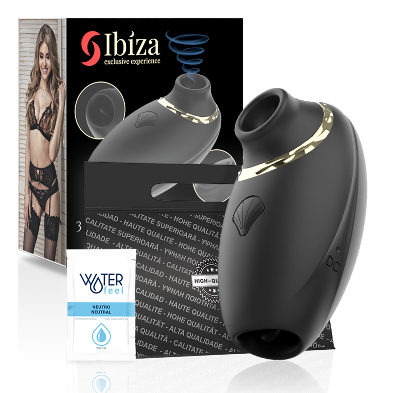 Ibiza 3-in-1 Saugen, Lecken & Pulsieren Klitoris-Vibrator
