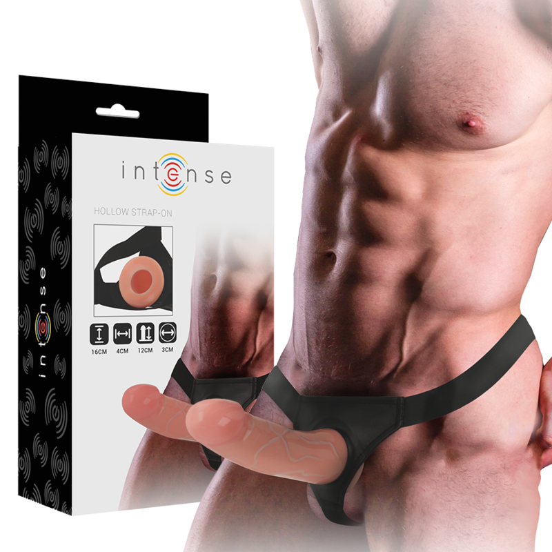 Intense Hohlgeschirr mit Dildo 16 X 3 CM