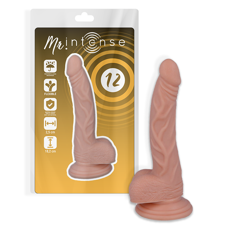 Mr. Intense Dildos Mr Intense - 12 Realistic Penis 18.2 cm -O- 2.5 cm