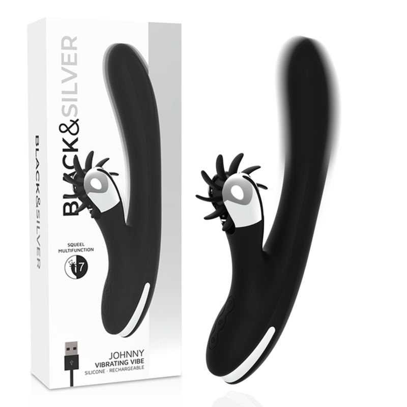 Black&Silver Bunny Johnny Vibrierende Vibration
