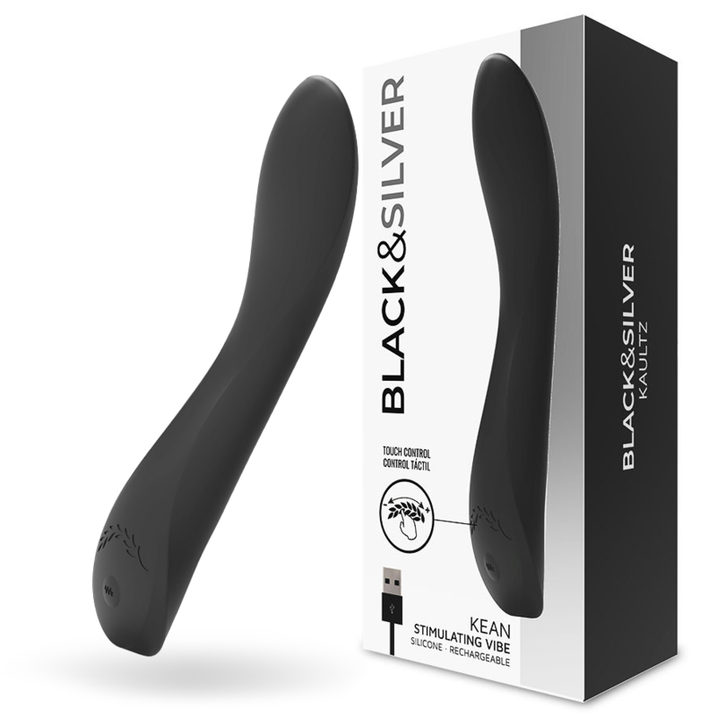 Black&Silver Kean Vibrator Touch-steuerung