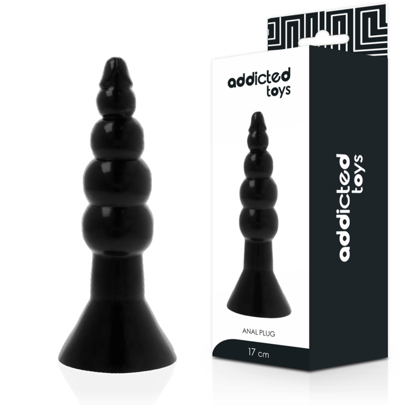 Addicted Toys Analplug 17 CM Schwarz