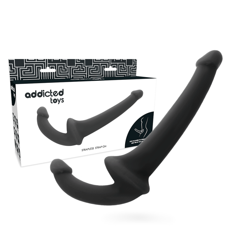 Addicted Toys Dildo Mit Strapless Ohne Subjection Schwarz