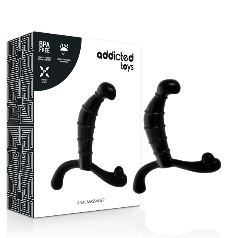 Addicted Toys Prostata Analvergnügen Schwarz