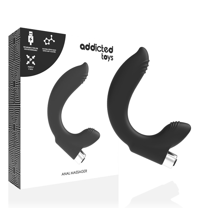 Addicted Toys Prostatischer Vibrator Wiederaufladbar. Modell 7 -...