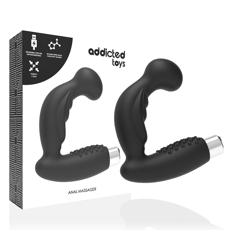 Addicted Toys Prostatischer Vibrator Wiederaufladbar. Modell 3 -...