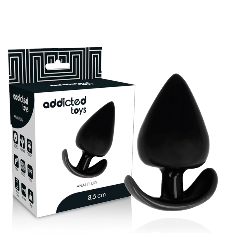 Addicted Toys Anal-Plug 8,5 cm – Silikon, Doppeldichte