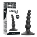 Addicted Toys Anal-Plug – schwarz, 10 cm, Silikon