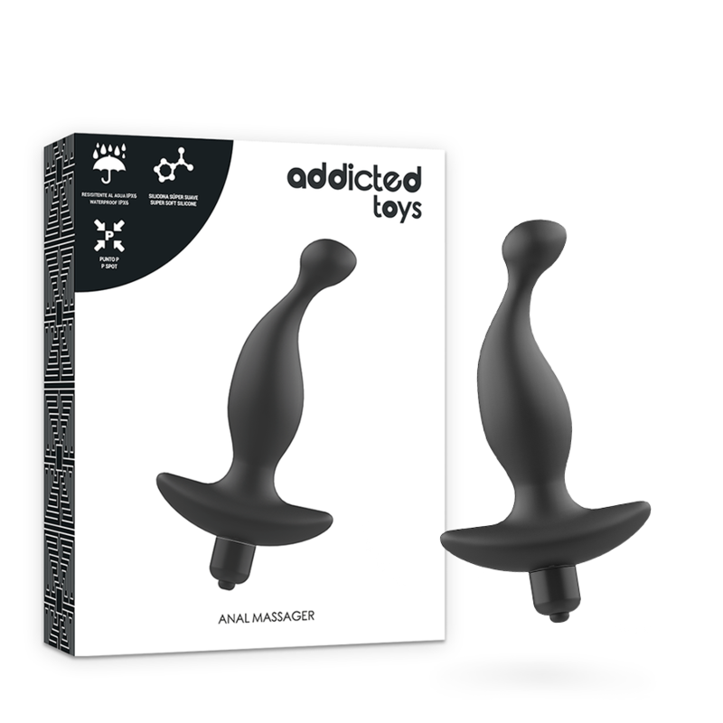 Addicted Toys Analmassager mit Vibration Modell 1 – Schwarz