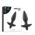 Addicted Toys Anal-Massager Plug mit Vibration – schwarz, 14 cm