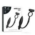 Addicted Toys Anal-Plug mit Vibrationsring – Silikon