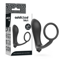 Addicted Toys Vibrierender Analplug mit Penisring – Silikon