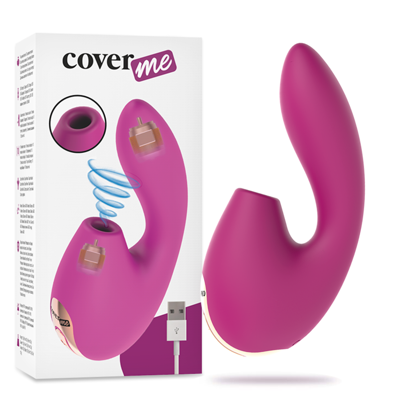 CoverMe Klitoris-Sauger & G-Punkt-Rush-Vibrator